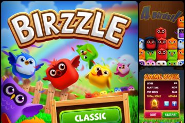 玩三小朋友。iphone【Birzzle】超可愛的加冷筍的小鳥消除遊戲