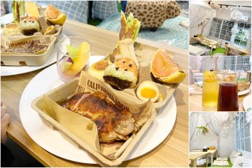 台南【也野 ピクニック】。室內野餐好舒適,白雲綠地美美又不用吹風淋雨曬太陽