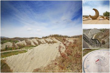 高雄田寮【月世界地景公園】。踏上嫦娥奔月絲路探尋惡地之美,月球漫步大冒險