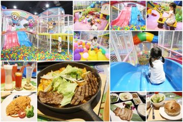 台南【英倫威爾快樂親子城堡】。三層樓大城堡遊戲區好多通道鑽來鑽去好好玩,超快速大滑梯我的媽呀太刺激!
