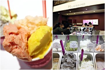 台南【MILKISSIMO】。超奇妙的毛豆牛奶口味！來自北海道的義式冰淇淋，全台第一家分店在台南@南紡夢時代(結束營業)